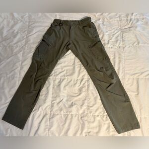 CQR Men's Olive Green Hiking Cargo Pants 30x32
